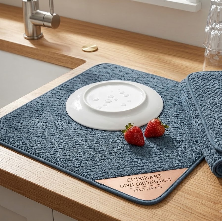 Dish drying mat