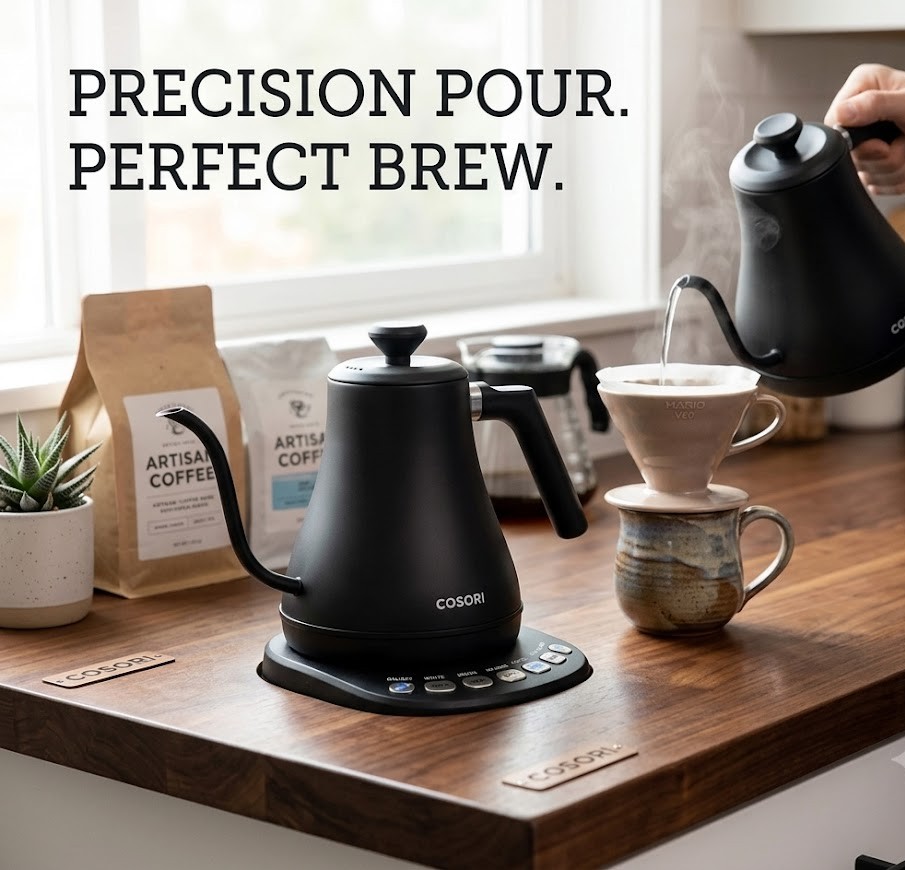 Electric kettle with temperature control